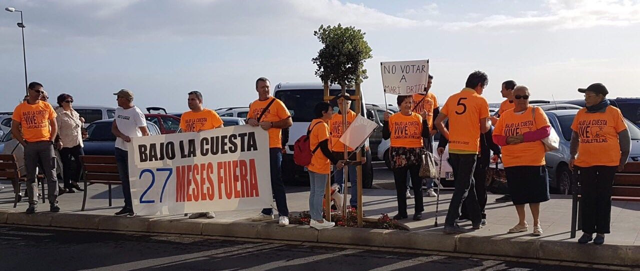 Los Vecinos De Bajo La Cuesta En Candelaria Mantienen La Lucha Por