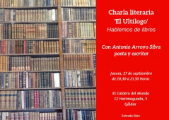 'Ultílogo', charla literaria (1)