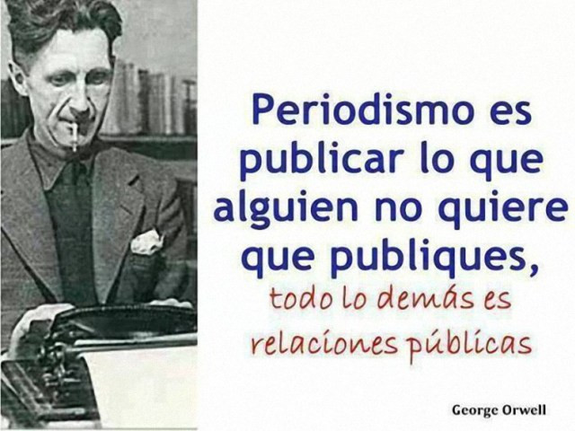 Periodismo orwell