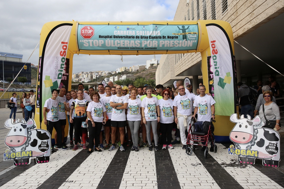 Josu00e9 Manuel Baltar, en la carrera solidaria celebrada en el Dr. Negru00edn