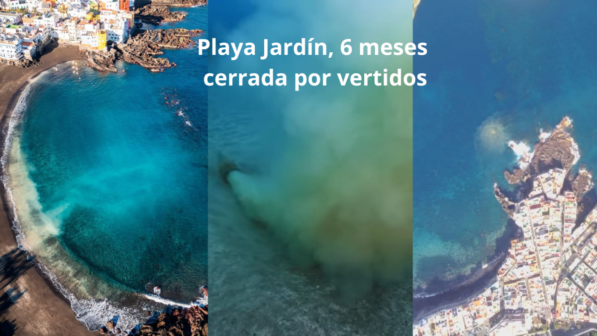 Playa Jardu00edn, 6 meses cerrada por vertidos